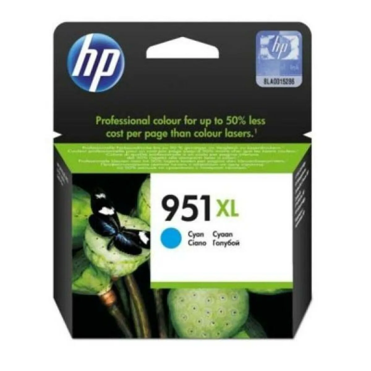 CARTUCHO DE TINTA ORIGINAL HP 951XL CIAN AZUL
