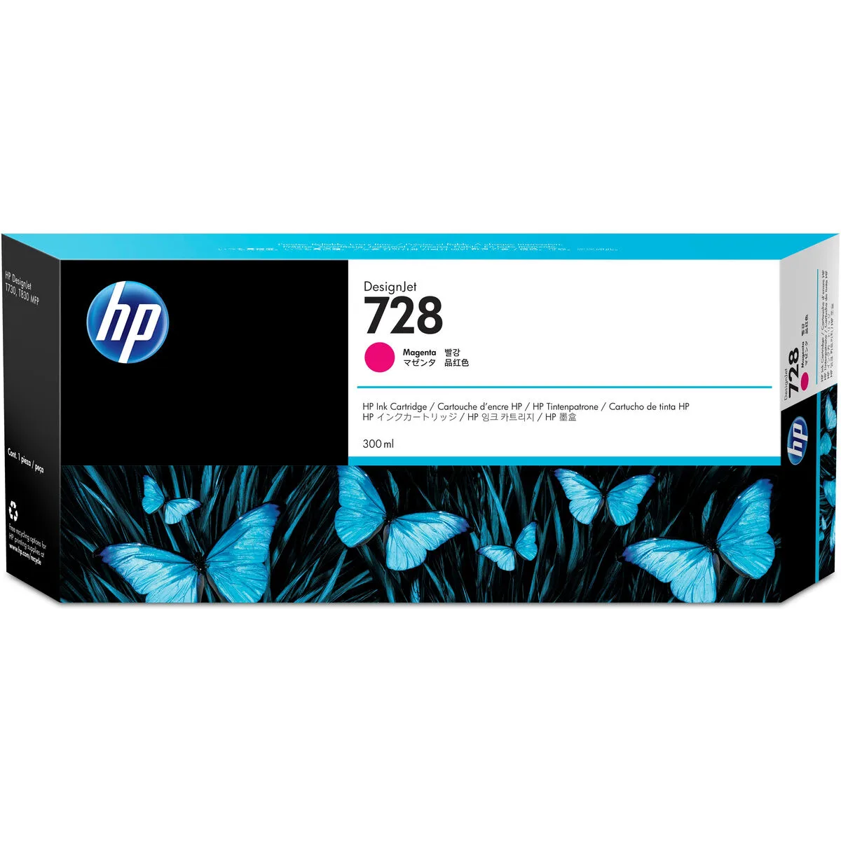 CARTUCHO DE TINTA ORIGINAL HP HP 728 MAGENTA
