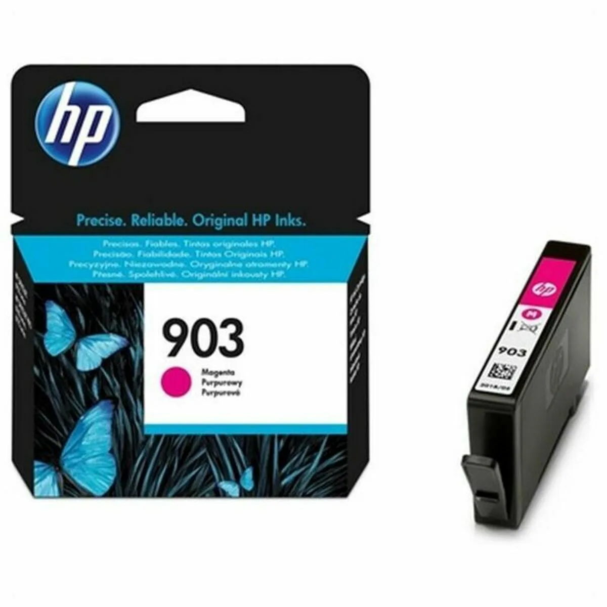 CARTUCHO DE TINTA ORIGINAL HP T6L91AE MAGENTA ROJO