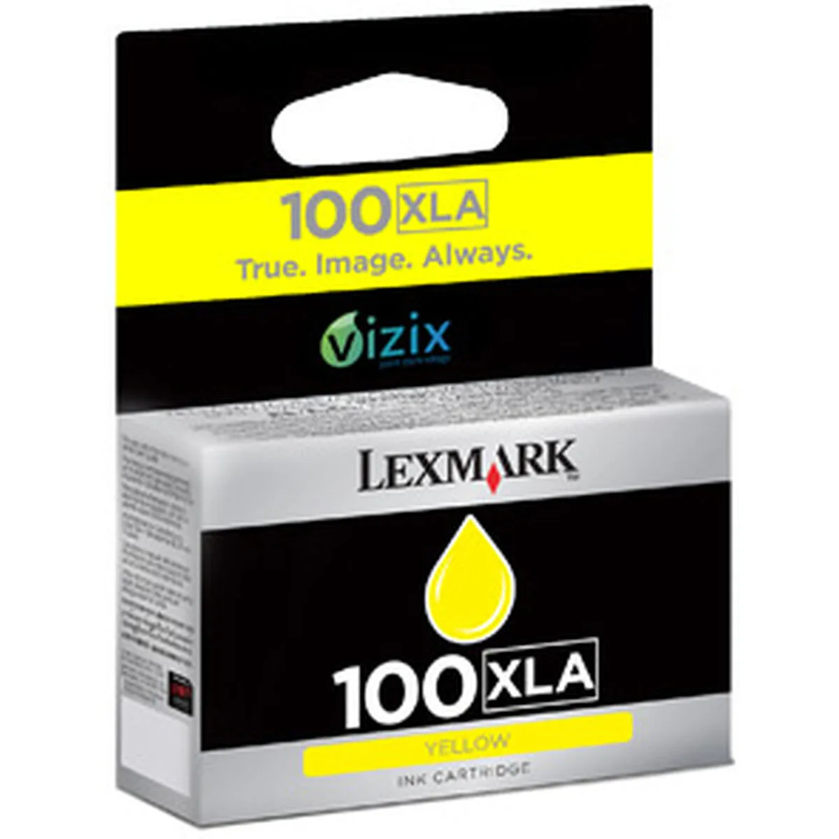 CARTUCHO DE TINTA ORIGINAL LEXMARK 100 XLA AMARILLO