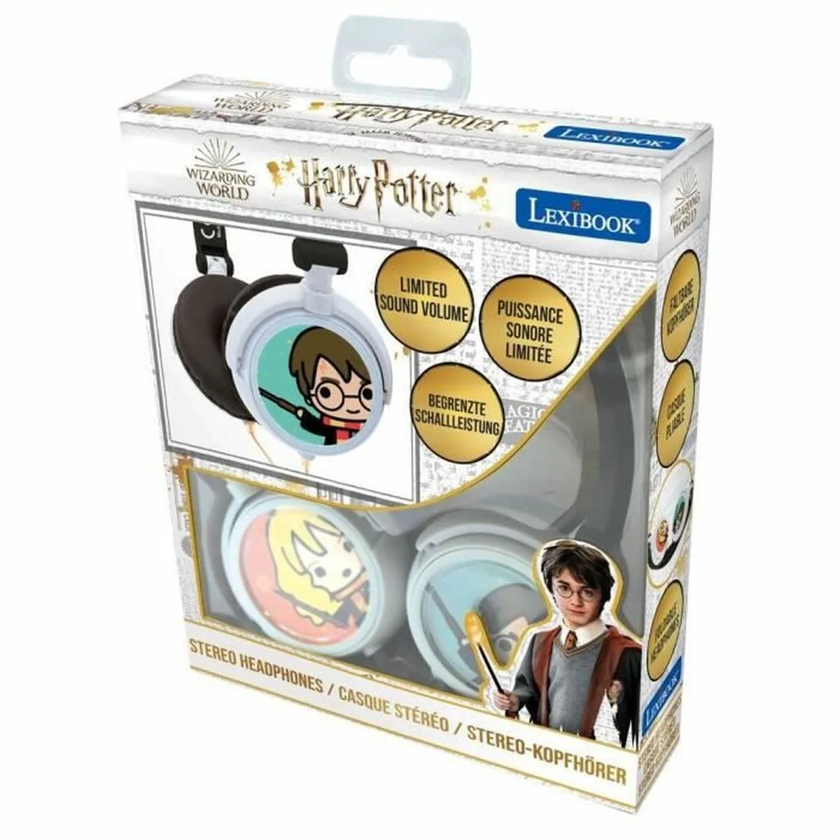AURICULARES CON MICRÓFONO LEXIBOOK HARRY POTTER
