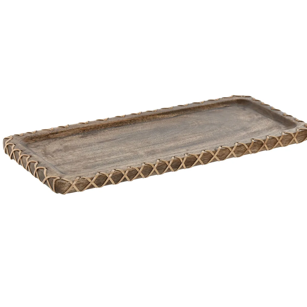 CENTRO DE MESA HOME ESPRIT NATURAL MADERA DE MANGO 33 X 13 X 1,25 CM