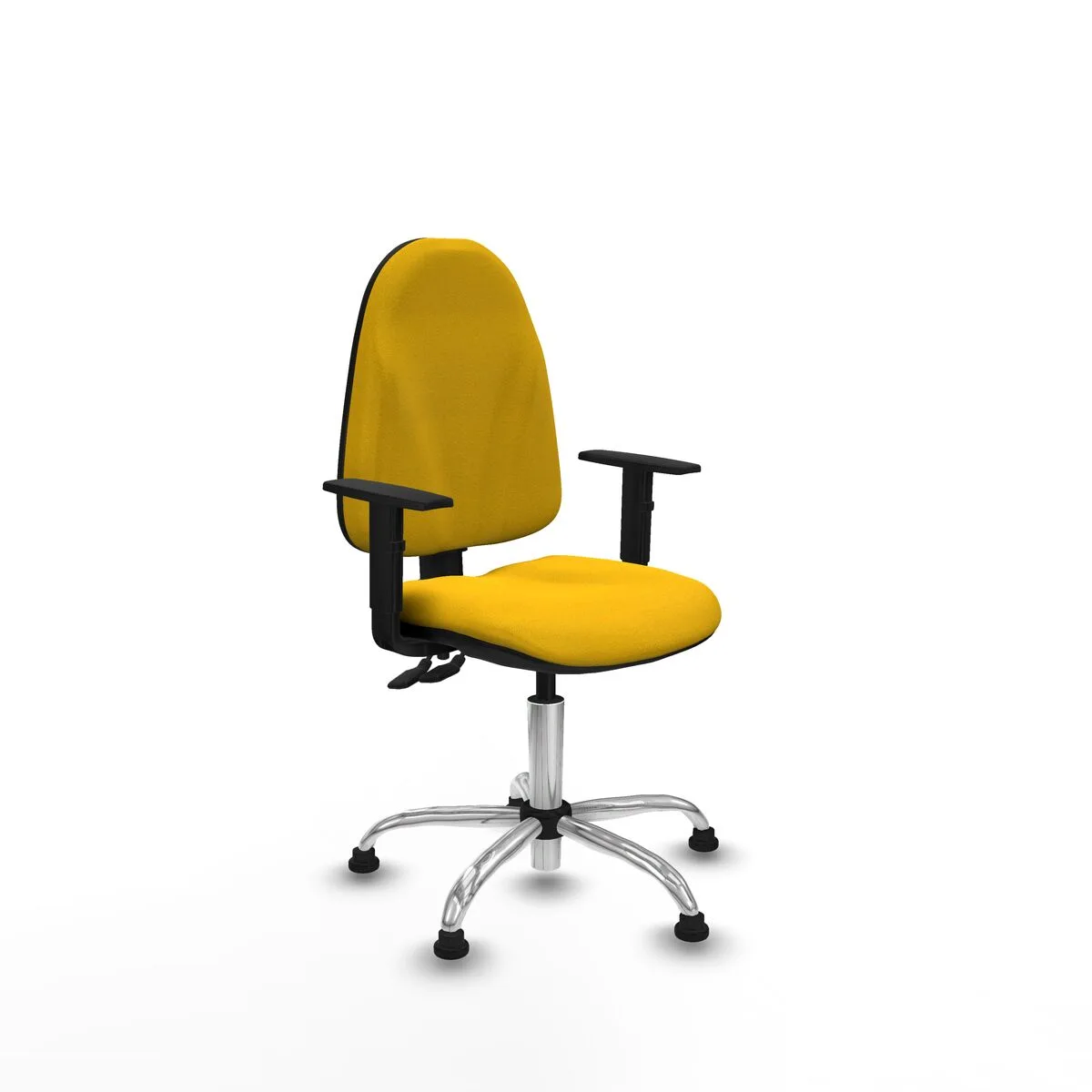 SILLA DE OFICINA ALGARRA CPDM PIQUERAS Y CRESPO B1D05RT AMARILLO
