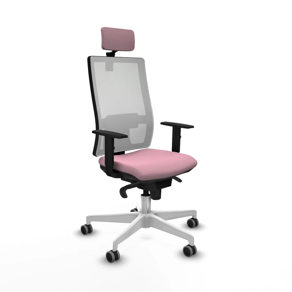 SILLA DE OFICINA CON CABECERO HORNA PIQUERAS Y CRESPO 1D026G2 ROSA