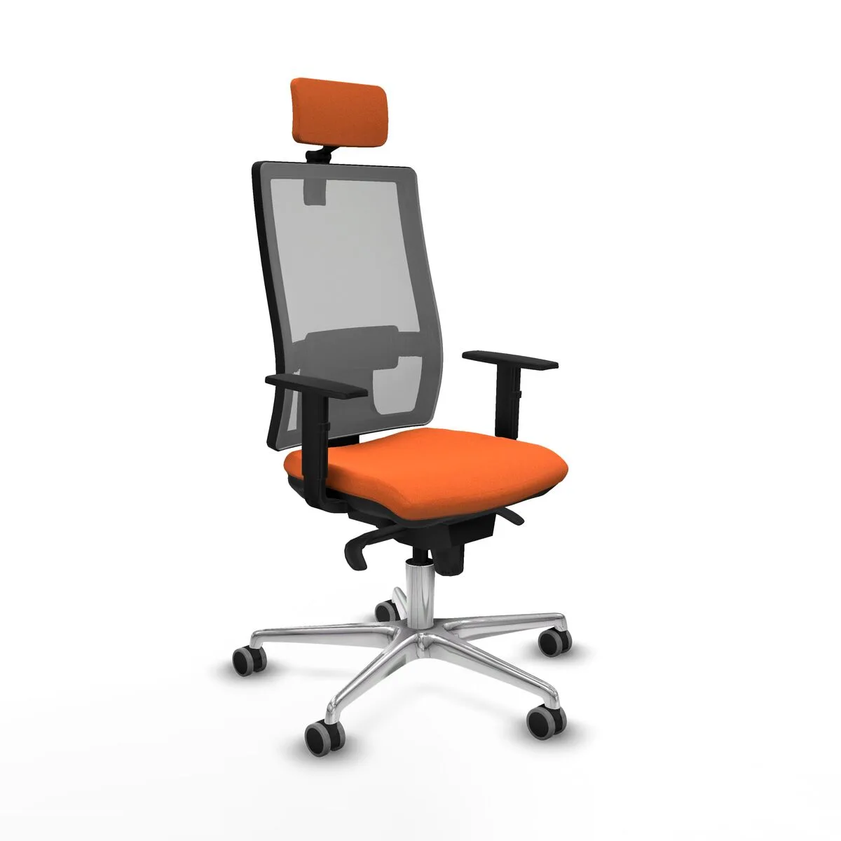 SILLA DE OFICINA CON CABECERO HORNA PIQUERAS Y CRESPO 1D086G2 NARANJA