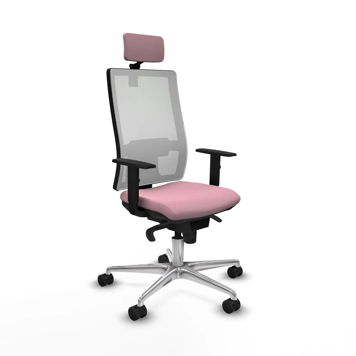 SILLA DE OFICINA CON CABECERO HORNA PIQUERAS Y CRESPO 1D086N2 ROSA