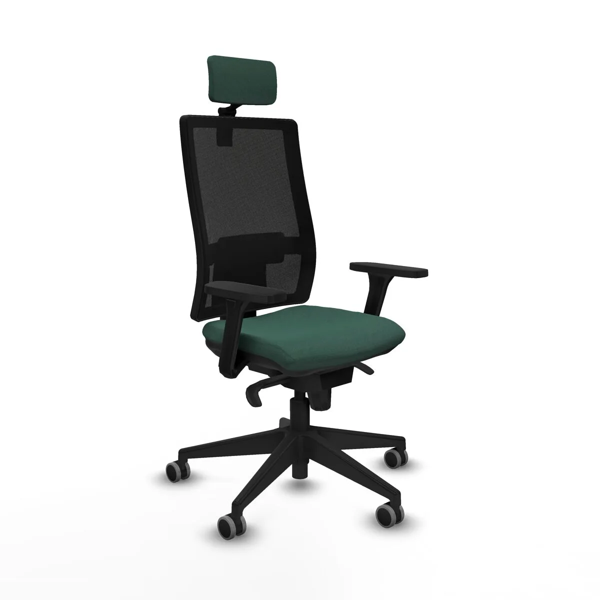 SILLA DE OFICINA CON CABECERO HORNA PIQUERAS Y CRESPO 3D066G2 VERDE