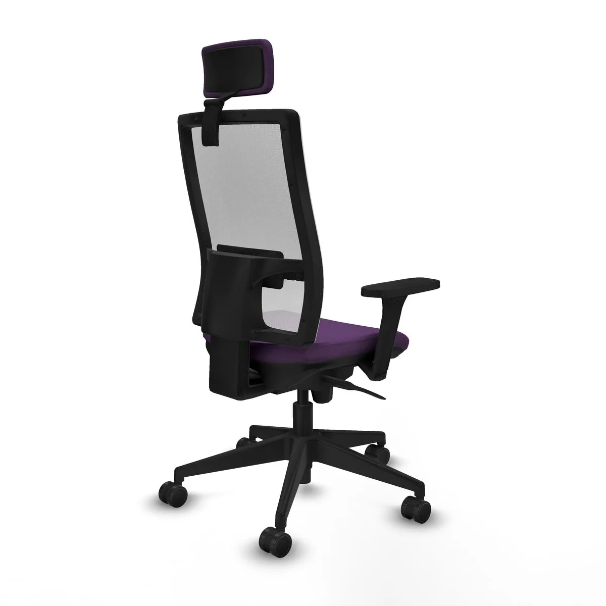 SILLA DE OFICINA CON CABECERO HORNA PIQUERAS Y CRESPO 3D066N2 MORADO
