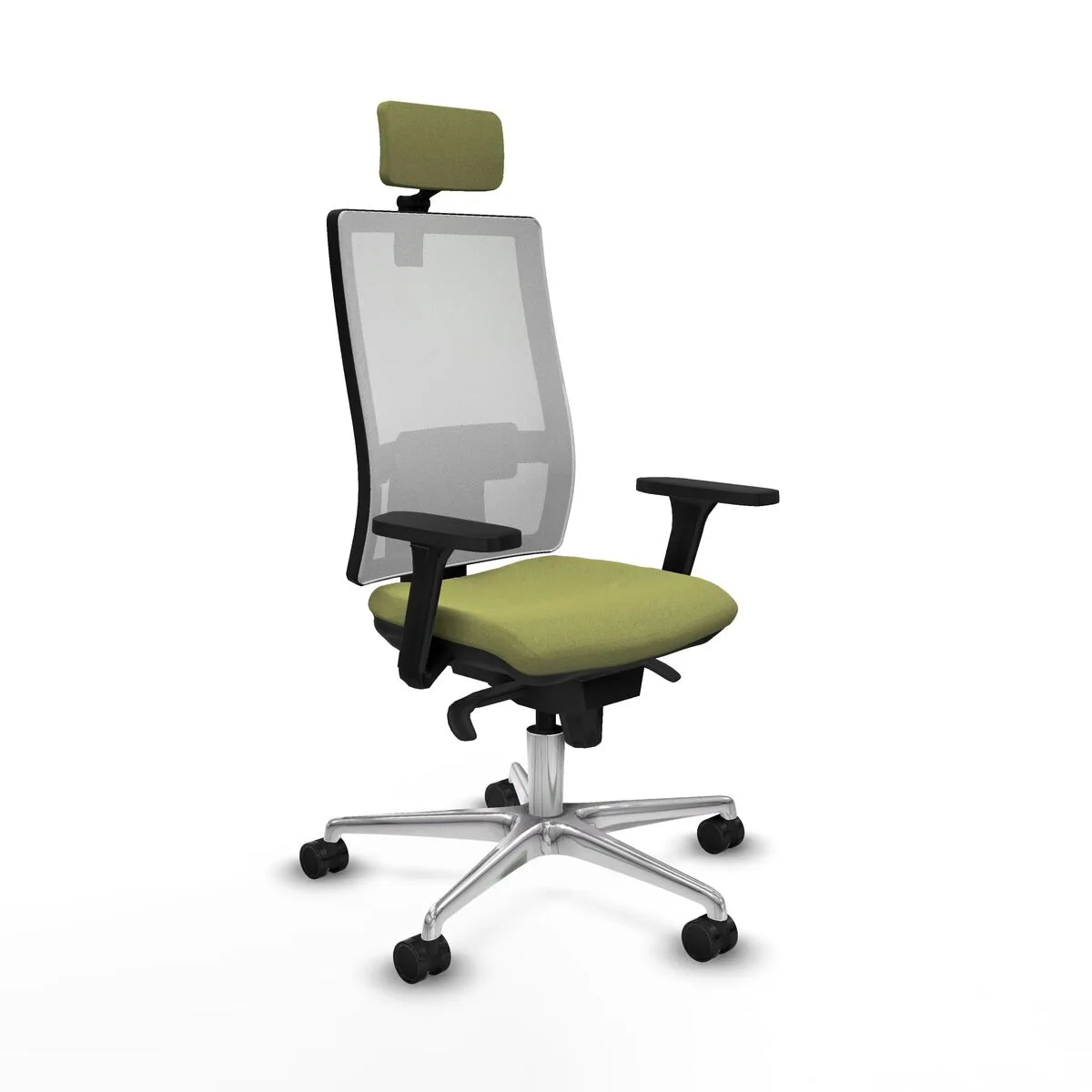 SILLA DE OFICINA CON CABECERO HORNA PIQUERAS Y CRESPO 3D086N2 VERDE