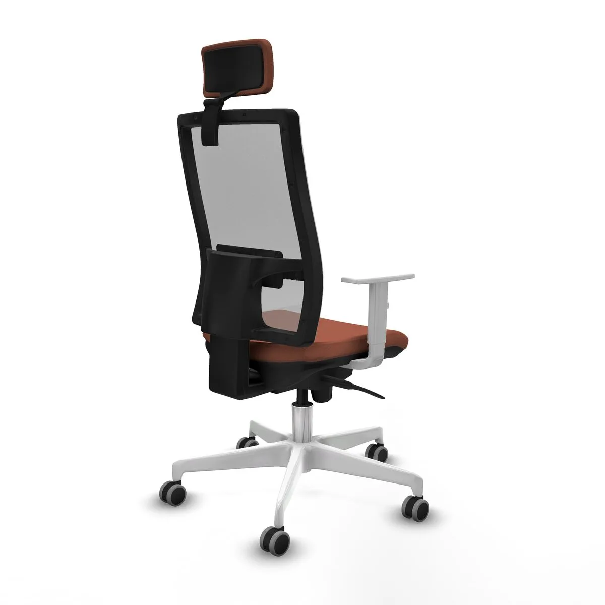 SILLA DE OFICINA CON CABECERO HORNA PIQUERAS Y CRESPO 4B026G2 MARRÓN