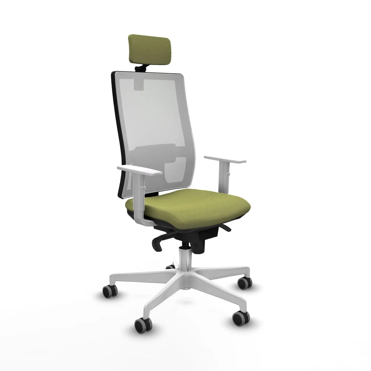SILLA DE OFICINA CON CABECERO HORNA PIQUERAS Y CRESPO 4B026G2 VERDE