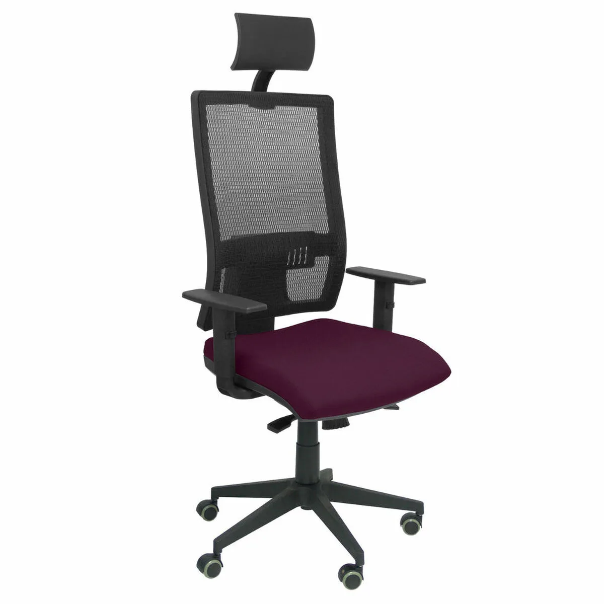 SILLA DE OFICINA CON CABECERO HORNA  PIQUERAS Y CRESPO BALI760 MORADO