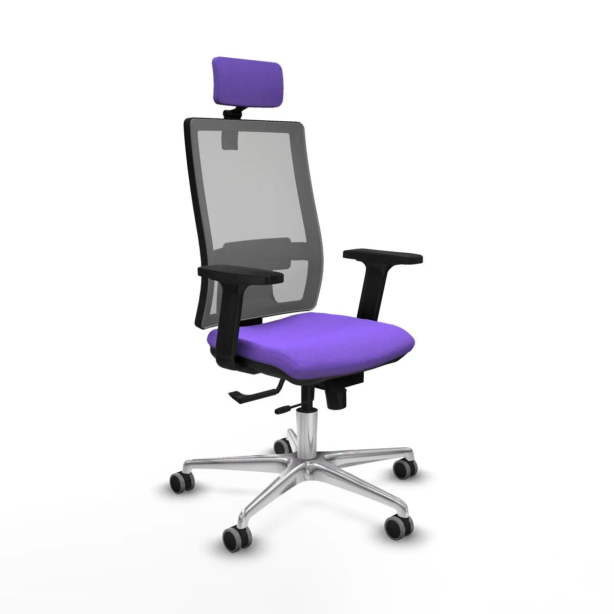 SILLA DE OFICINA CON CABECERO HORNA TRASLACK PIQUERAS Y CRESPO 2D086G2 LILA