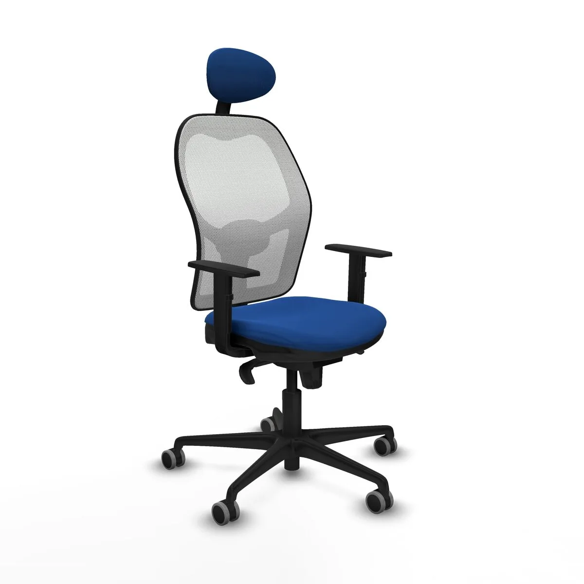 SILLA DE OFICINA CON CABECERO JORQUERA PIQUERAS Y CRESPO 1D036G1 AZUL