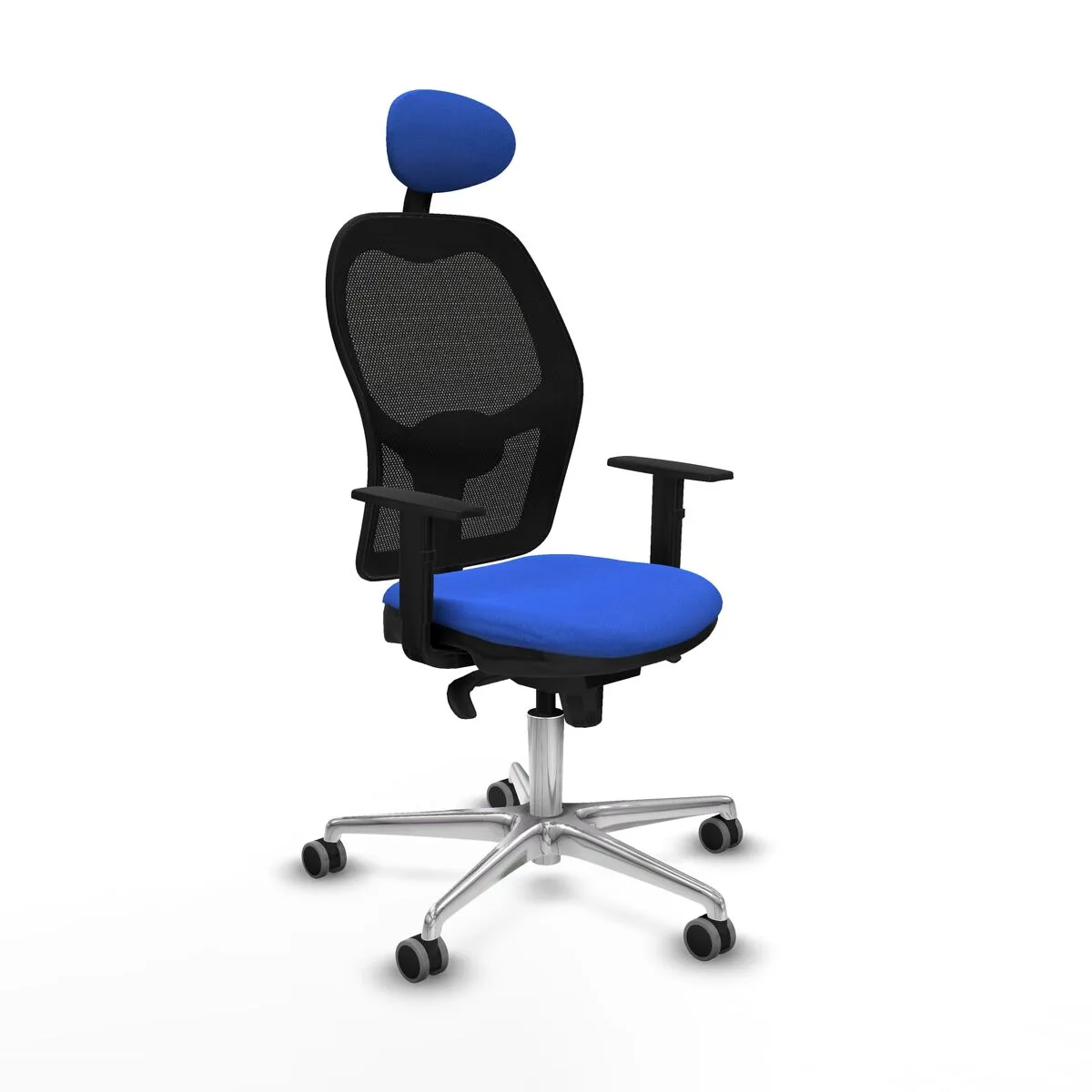 SILLA DE OFICINA CON CABECERO JORQUERA PIQUERAS Y CRESPO 1D086G1 AZUL