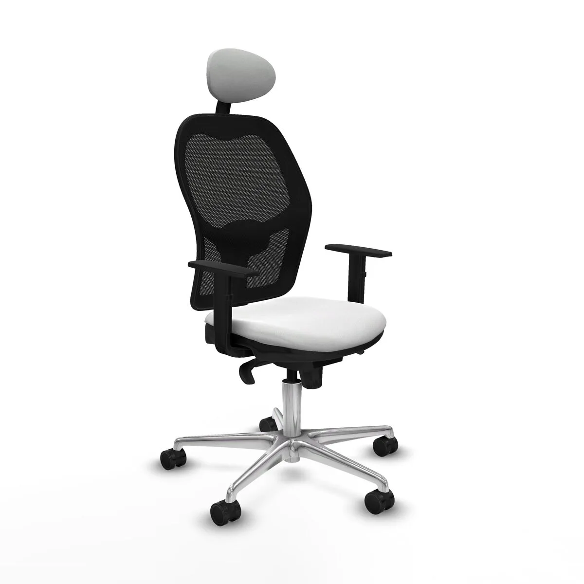 SILLA DE OFICINA CON CABECERO JORQUERA PIQUERAS Y CRESPO 1D086N1 BLANCO