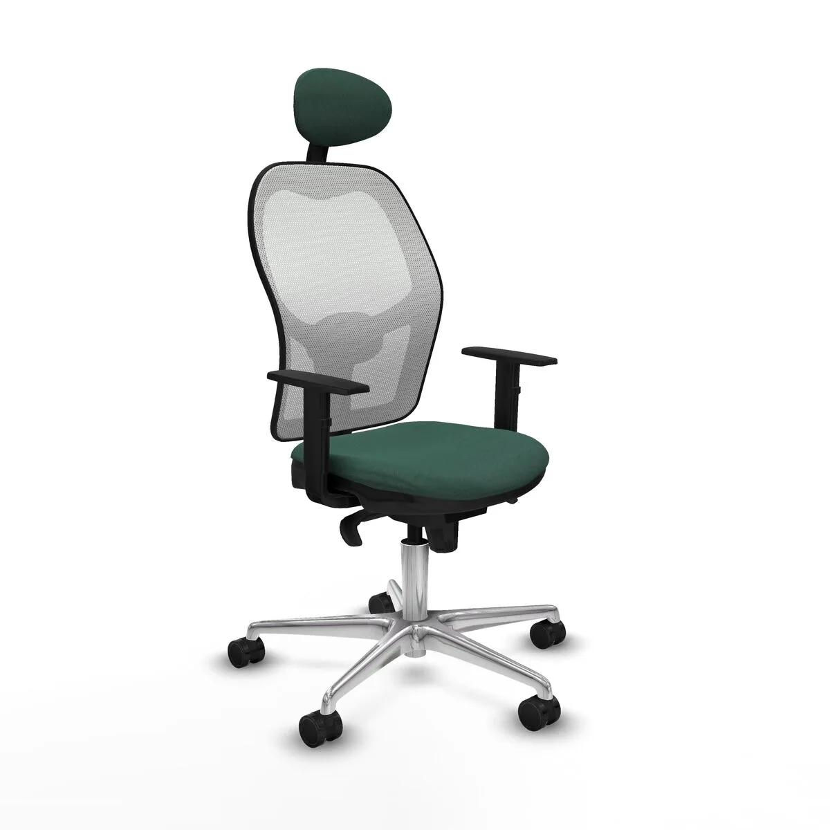 SILLA DE OFICINA CON CABECERO JORQUERA PIQUERAS Y CRESPO 1D086N1 VERDE