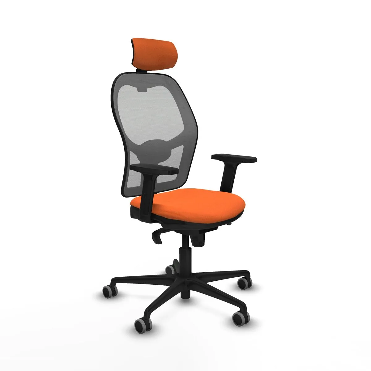 SILLA DE OFICINA CON CABECERO JORQUERA PIQUERAS Y CRESPO 2D036G2 NARANJA