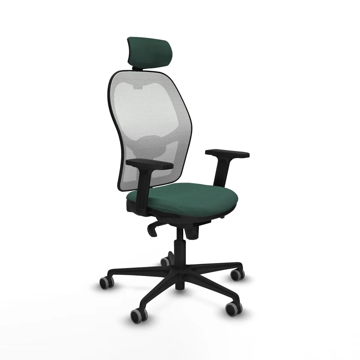 SILLA DE OFICINA CON CABECERO JORQUERA PIQUERAS Y CRESPO 2D036G2 VERDE