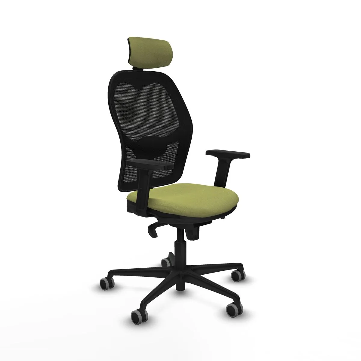 SILLA DE OFICINA CON CABECERO JORQUERA PIQUERAS Y CRESPO 2D036G2 VERDE