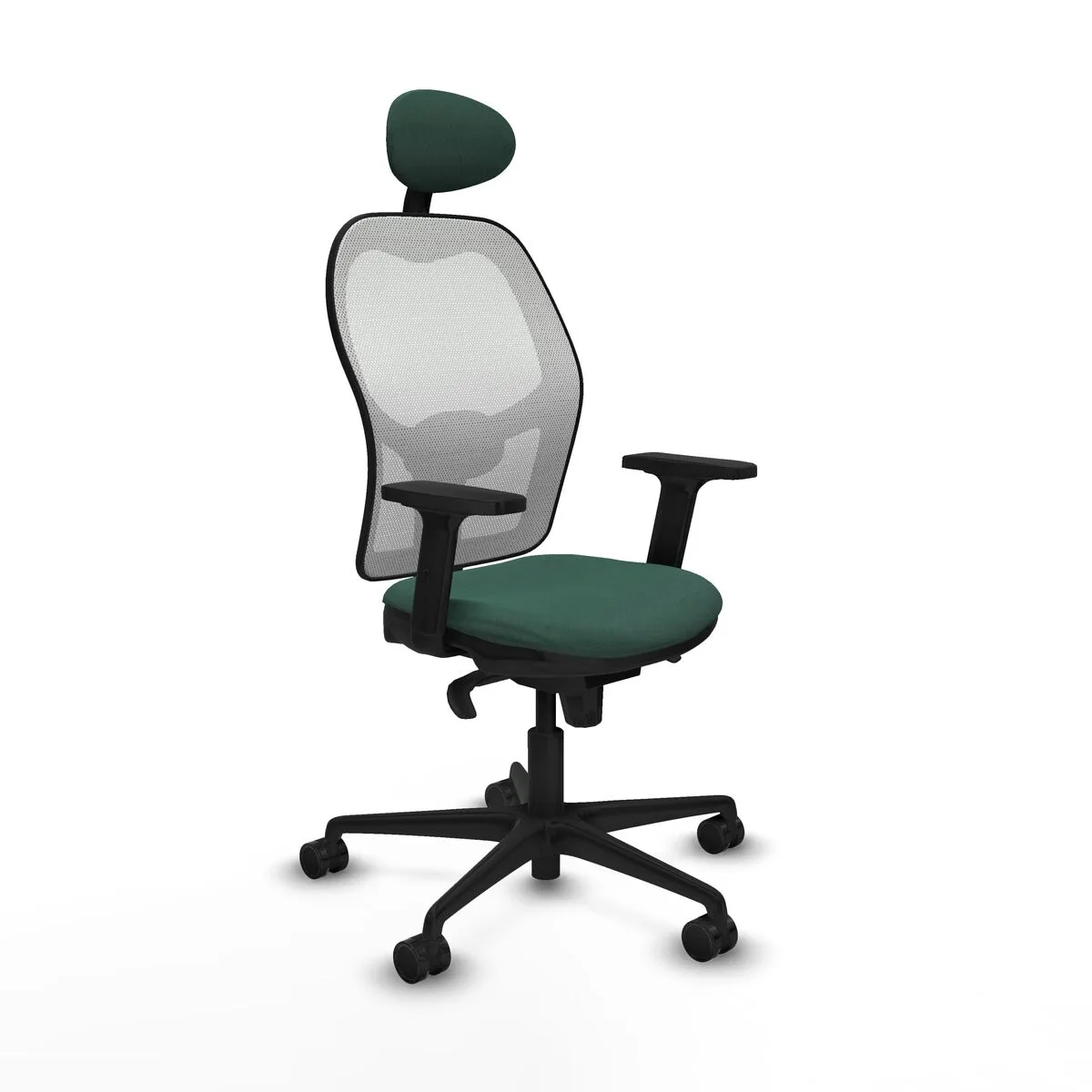 SILLA DE OFICINA CON CABECERO JORQUERA PIQUERAS Y CRESPO 2D036N1 VERDE
