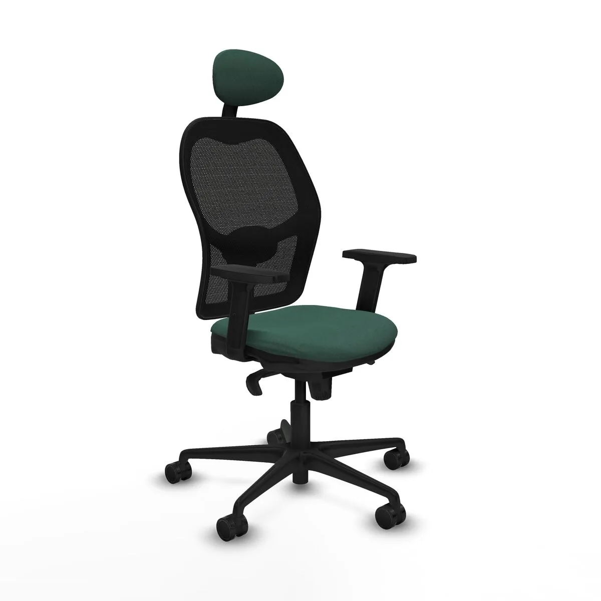 SILLA DE OFICINA CON CABECERO JORQUERA PIQUERAS Y CRESPO 2D036N1 VERDE