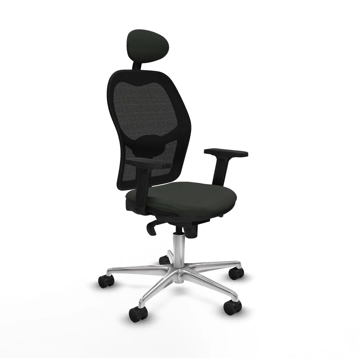 SILLA DE OFICINA CON CABECERO JORQUERA PIQUERAS Y CRESPO 2D086N1 NEGRO