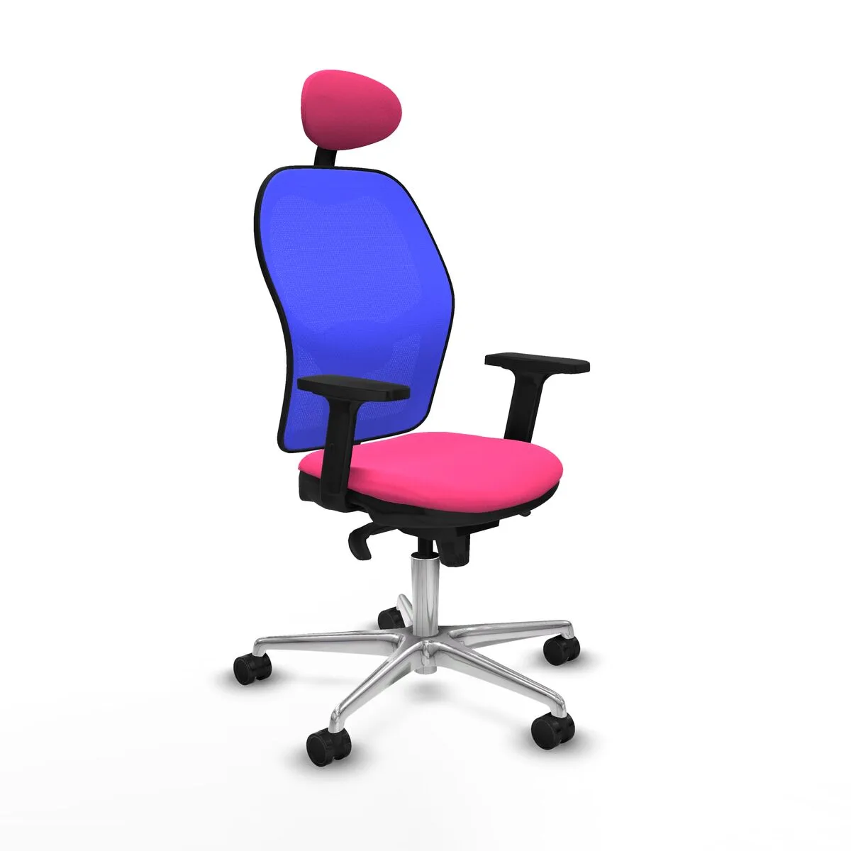 SILLA DE OFICINA CON CABECERO JORQUERA PIQUERAS Y CRESPO 2D086N1 ROSA
