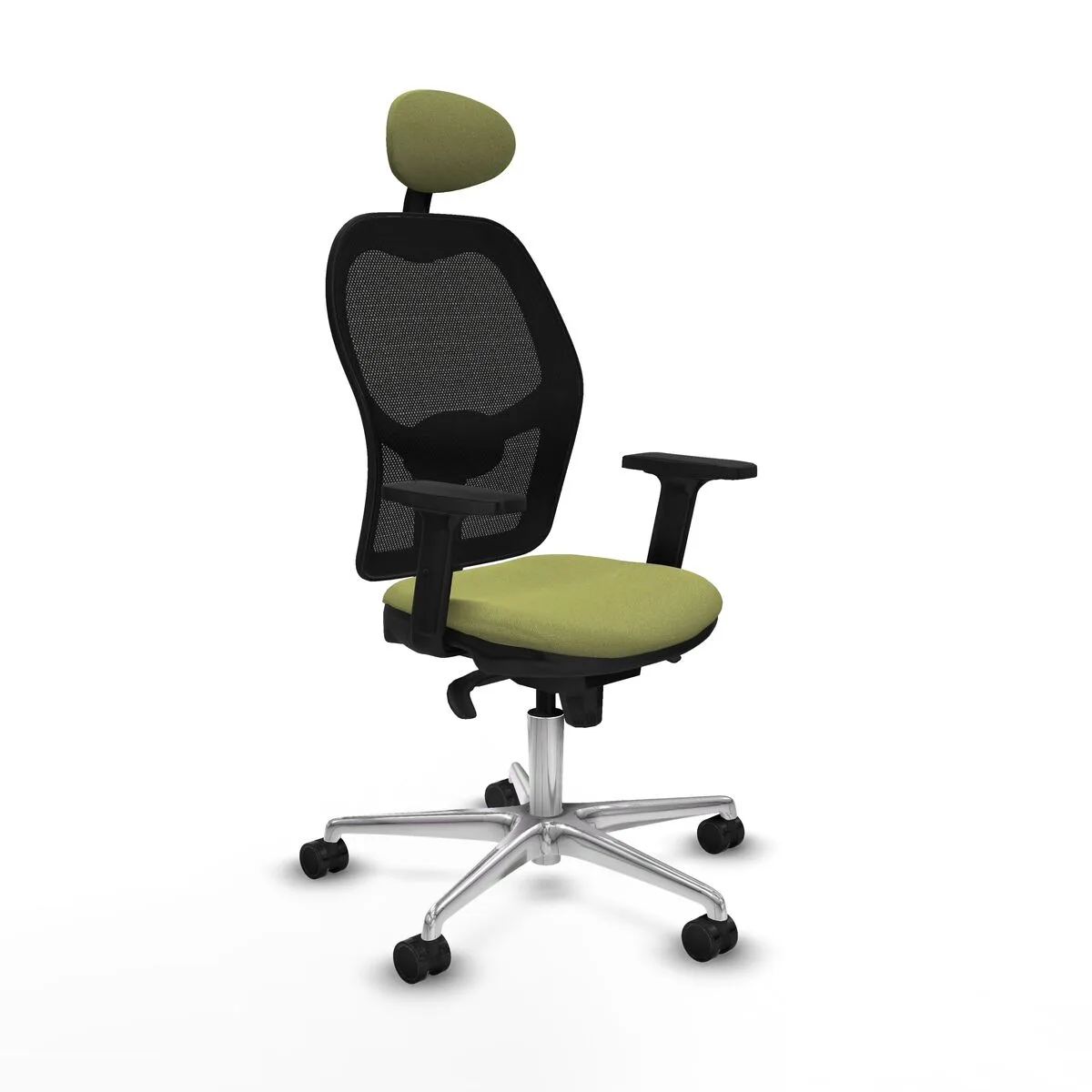SILLA DE OFICINA CON CABECERO JORQUERA PIQUERAS Y CRESPO 2D086N1 VERDE