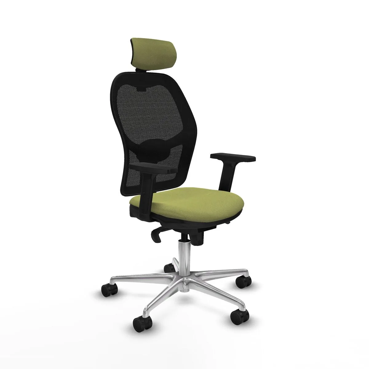 SILLA DE OFICINA CON CABECERO JORQUERA PIQUERAS Y CRESPO 2D086N2 VERDE