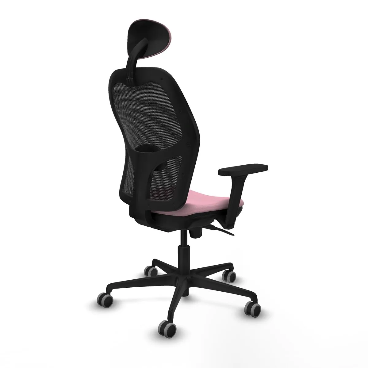 SILLA DE OFICINA CON CABECERO JORQUERA PIQUERAS Y CRESPO 3D036G1 ROSA
