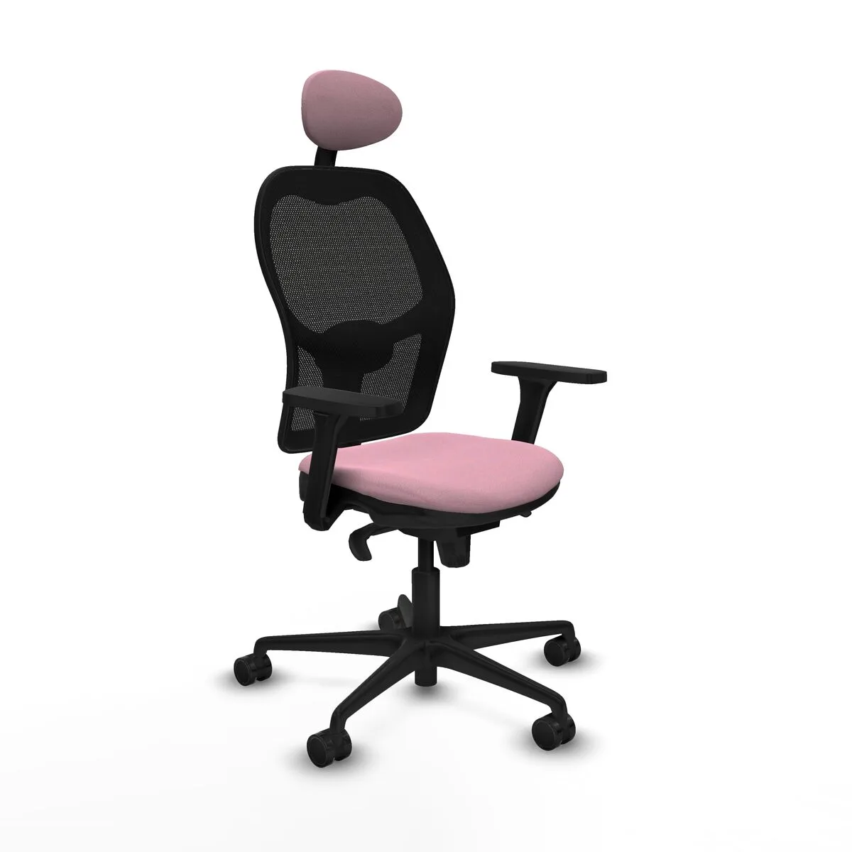 SILLA DE OFICINA CON CABECERO JORQUERA PIQUERAS Y CRESPO 3D036N1 ROSA