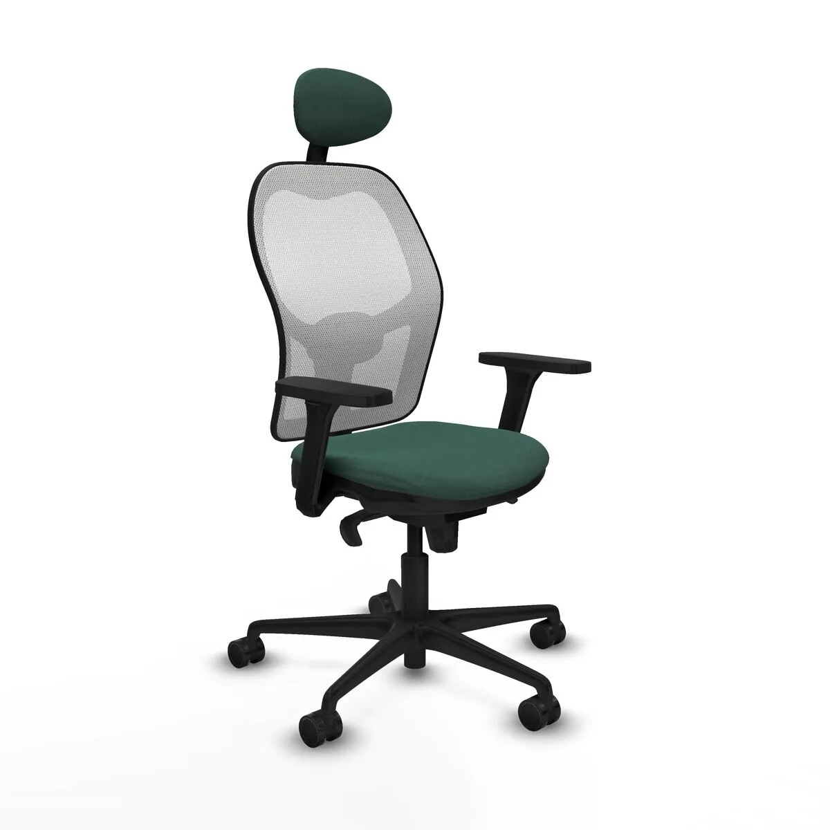 SILLA DE OFICINA CON CABECERO JORQUERA PIQUERAS Y CRESPO 3D036N1 VERDE