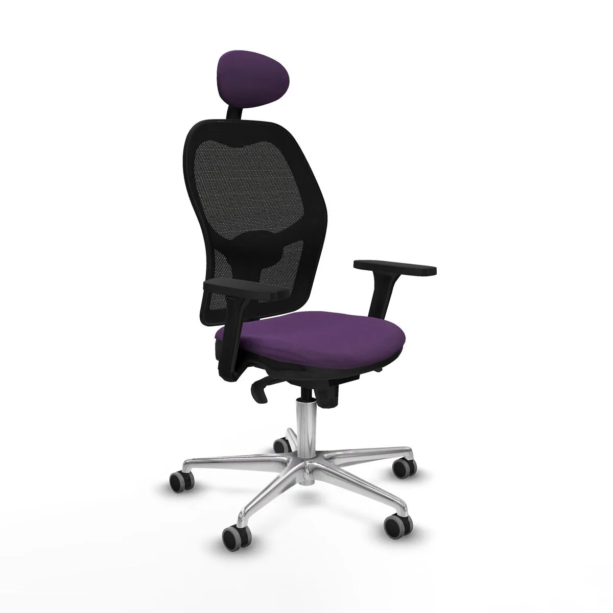 SILLA DE OFICINA CON CABECERO JORQUERA PIQUERAS Y CRESPO 3D086G1 MORADO