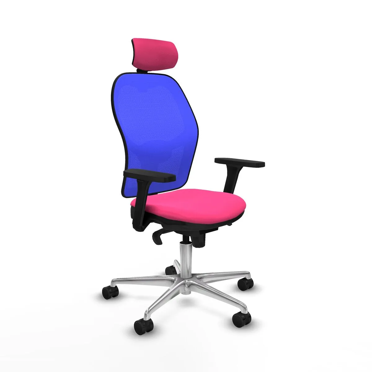 SILLA DE OFICINA CON CABECERO JORQUERA PIQUERAS Y CRESPO 3D086N2 ROSA