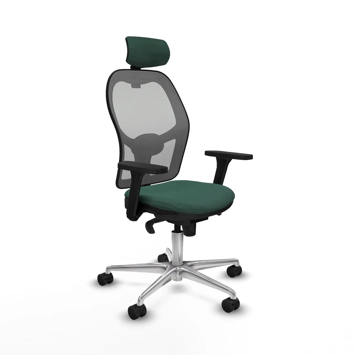 SILLA DE OFICINA CON CABECERO JORQUERA PIQUERAS Y CRESPO 3D086N2 VERDE