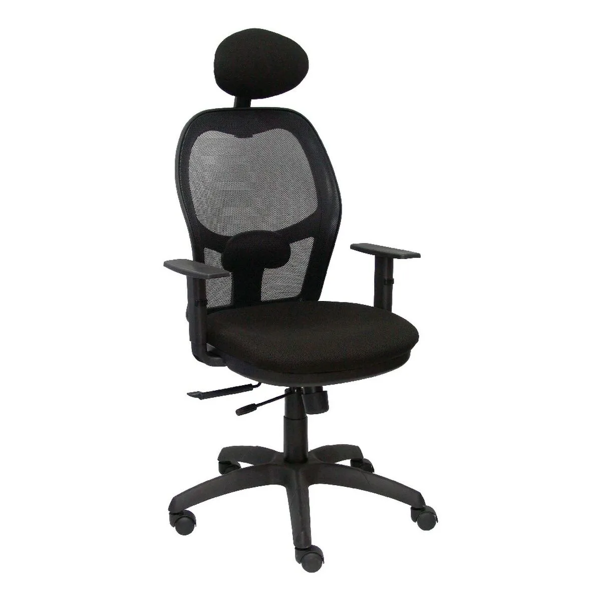 SILLA DE OFICINA CON CABECERO JORQUERA  PIQUERAS Y CRESPO I840CTK NEGRO