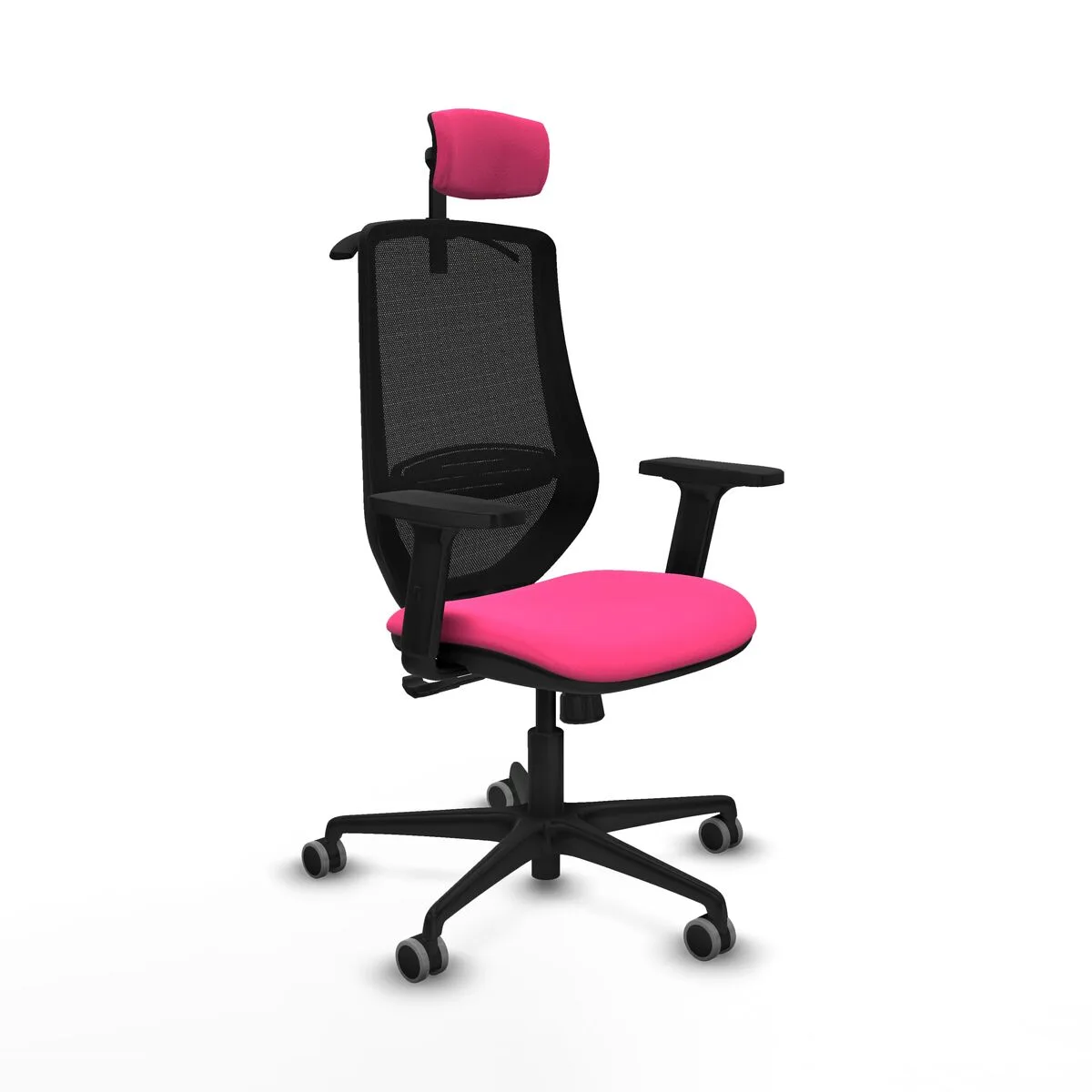 SILLA DE OFICINA CON CABECERO MARDOS PIQUERAS Y CRESPO D036G2H ROSA