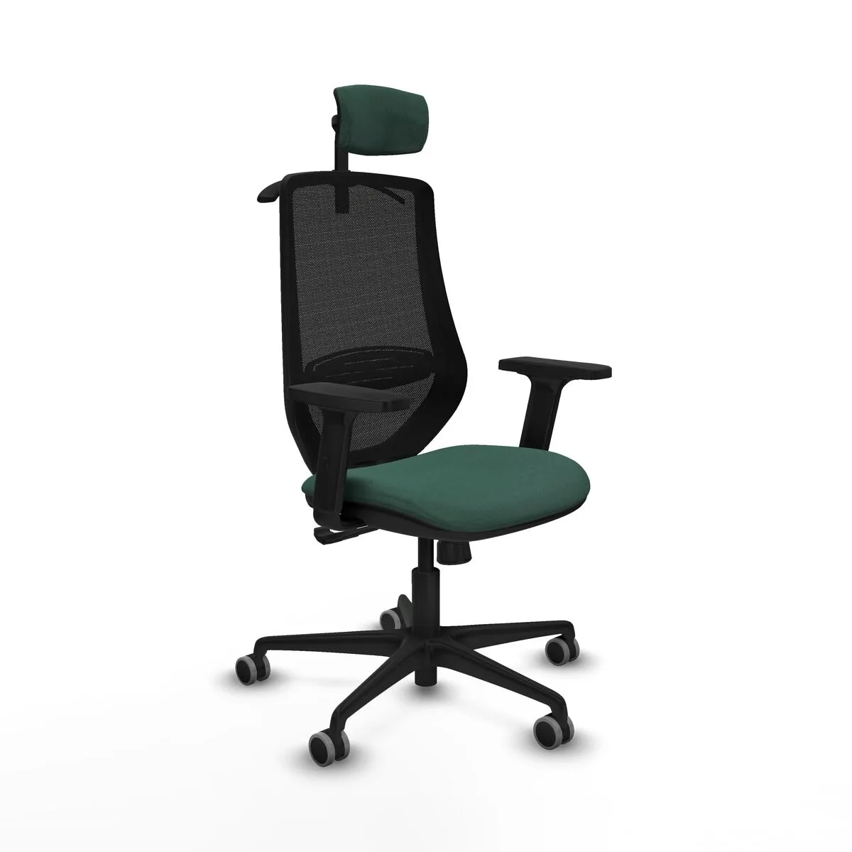 SILLA DE OFICINA CON CABECERO MARDOS PIQUERAS Y CRESPO D036G2H VERDE