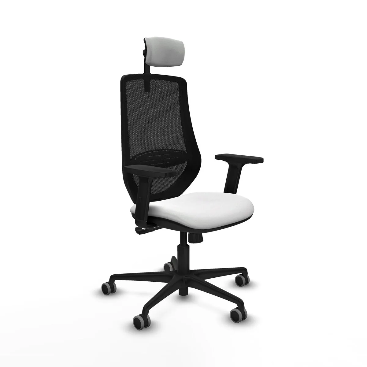 SILLA DE OFICINA CON CABECERO MARDOS PIQUERAS Y CRESPO D036G2W BLANCO