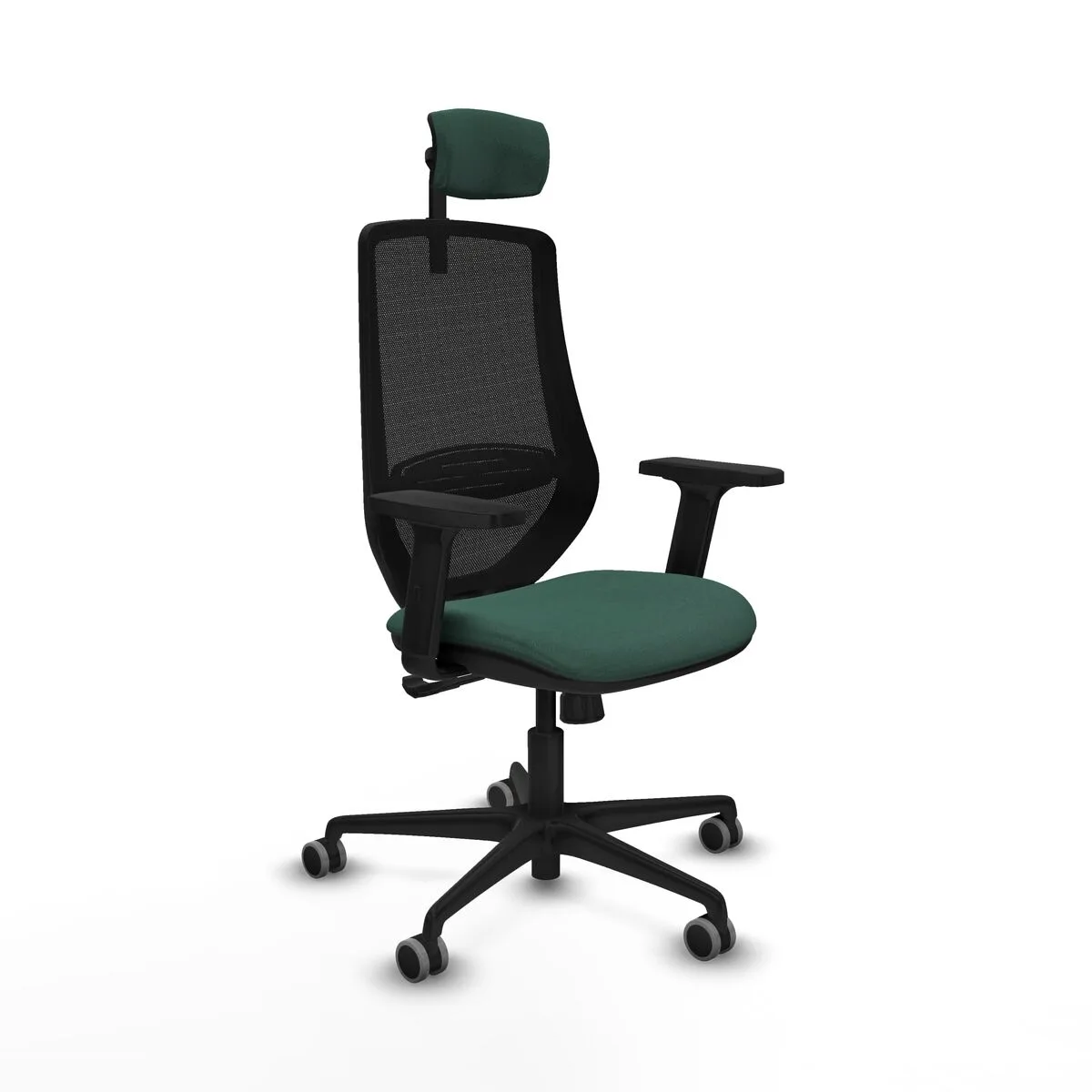 SILLA DE OFICINA CON CABECERO MARDOS PIQUERAS Y CRESPO D036G2W VERDE