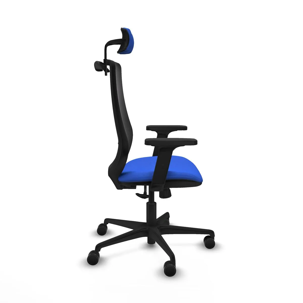 SILLA DE OFICINA CON CABECERO MARDOS PIQUERAS Y CRESPO D036N2H AZUL