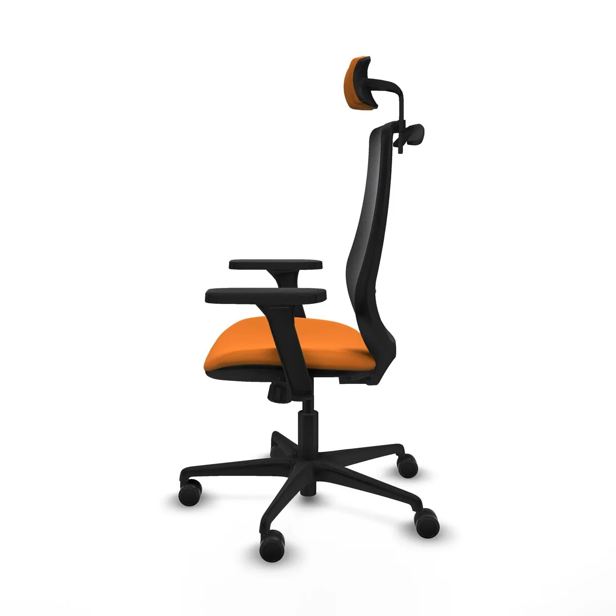SILLA DE OFICINA CON CABECERO MARDOS PIQUERAS Y CRESPO D036N2H NARANJA