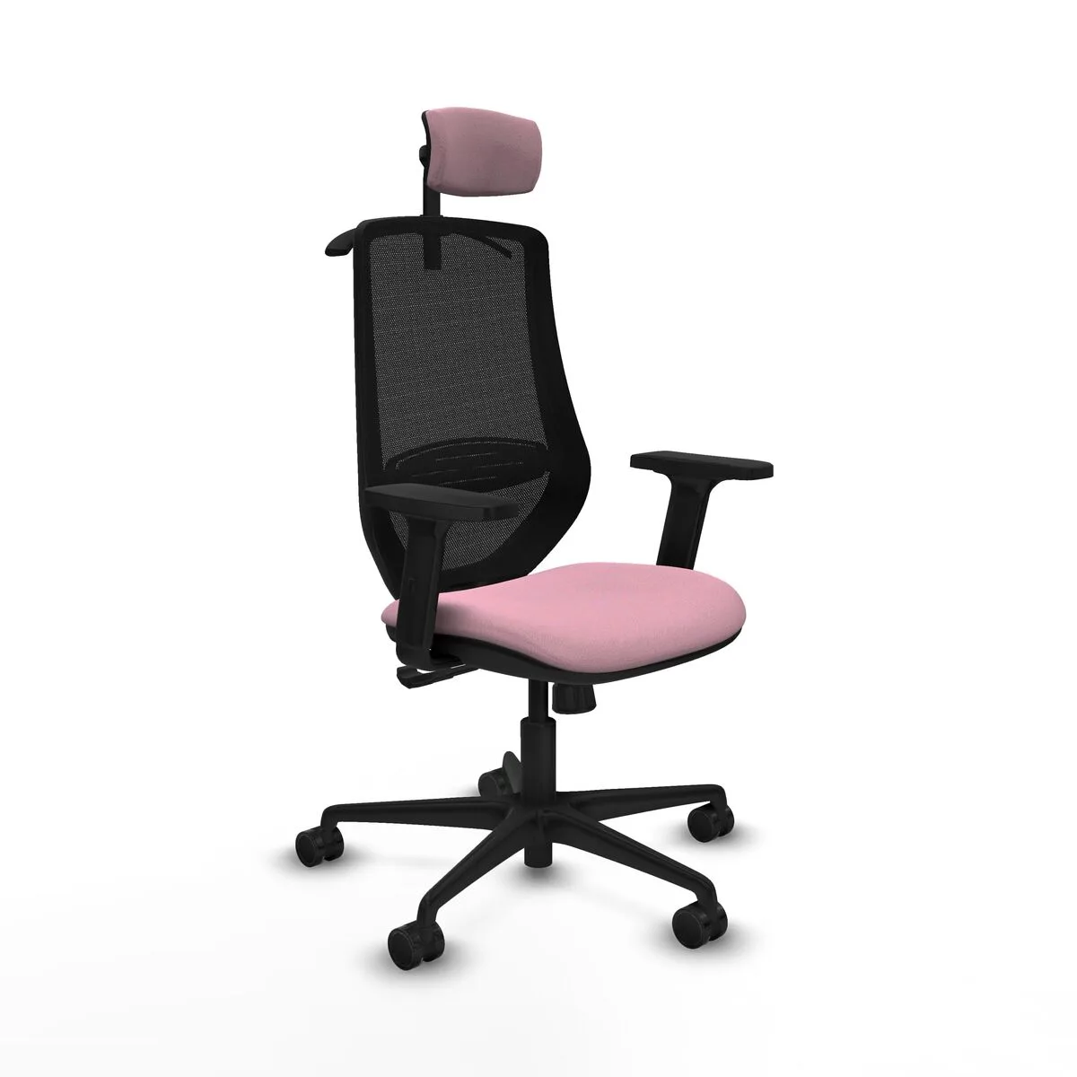 SILLA DE OFICINA CON CABECERO MARDOS PIQUERAS Y CRESPO D036N2H ROSA