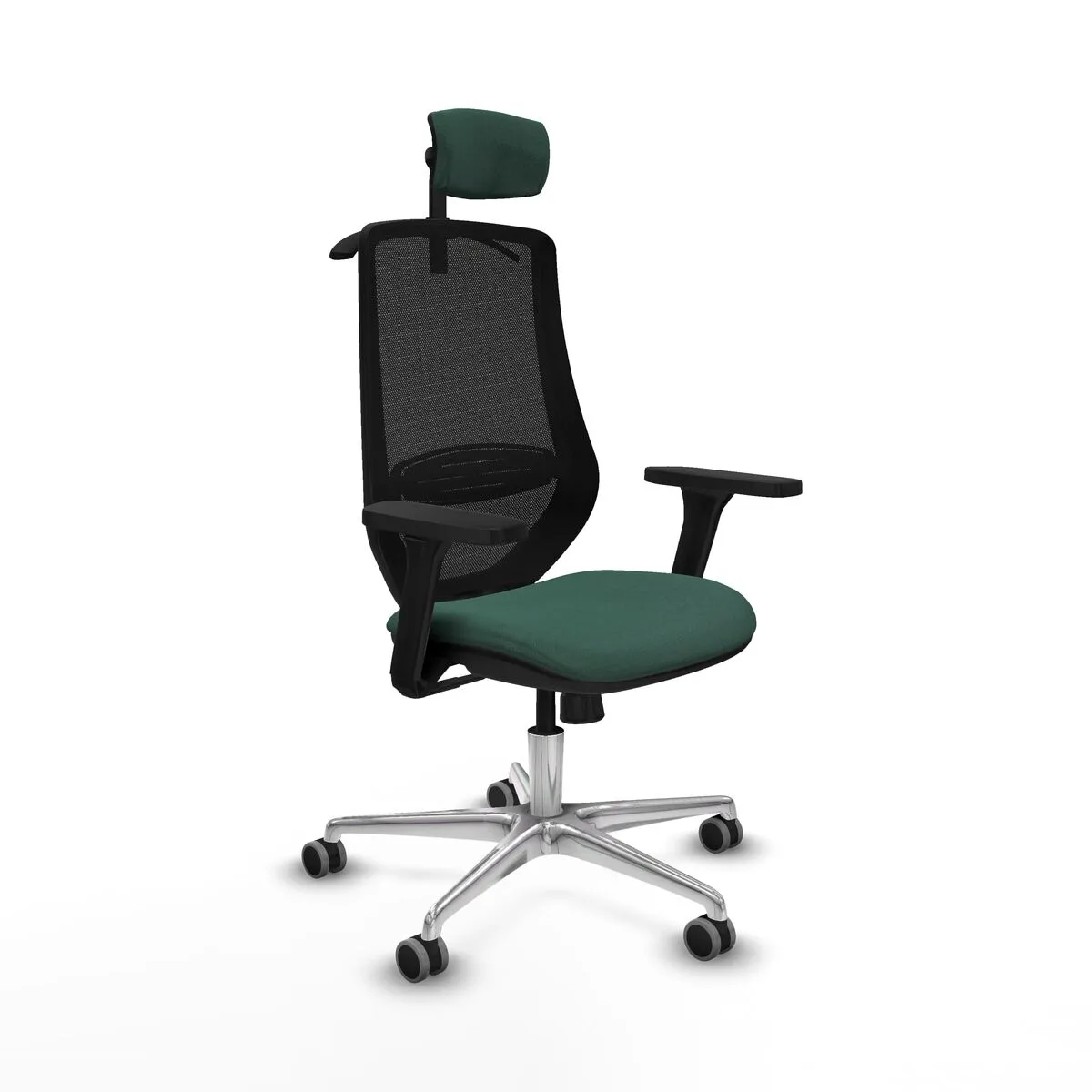 SILLA DE OFICINA CON CABECERO MARDOS PIQUERAS Y CRESPO D086G2H VERDE