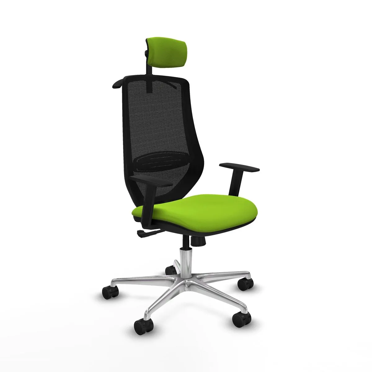 SILLA DE OFICINA CON CABECERO MARDOS PIQUERAS Y CRESPO D086N2H PISTACHO