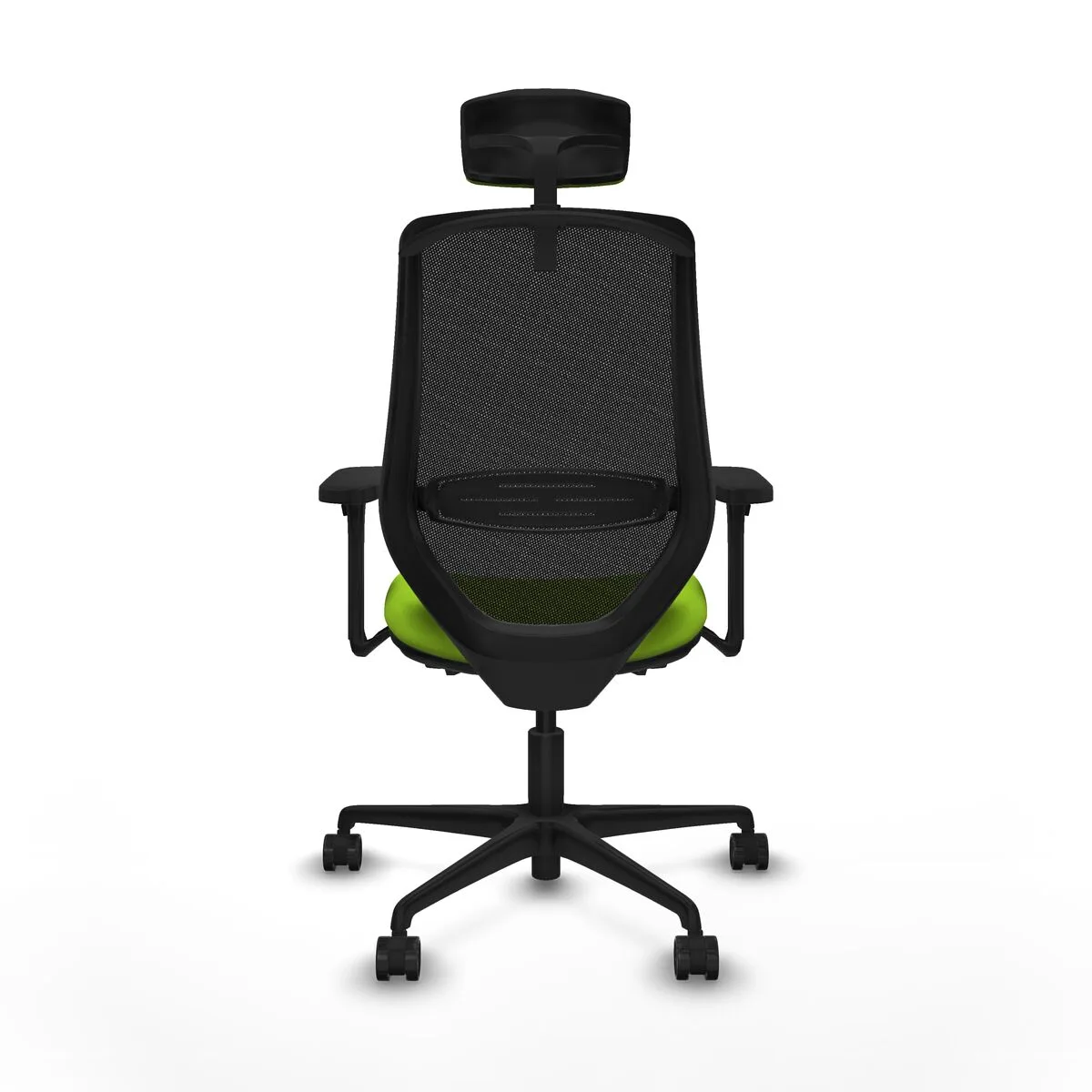 SILLA DE OFICINA CON CABECERO MARDOS TRASLACK PIQUERAS Y CRESPO D036N2H PISTACHO