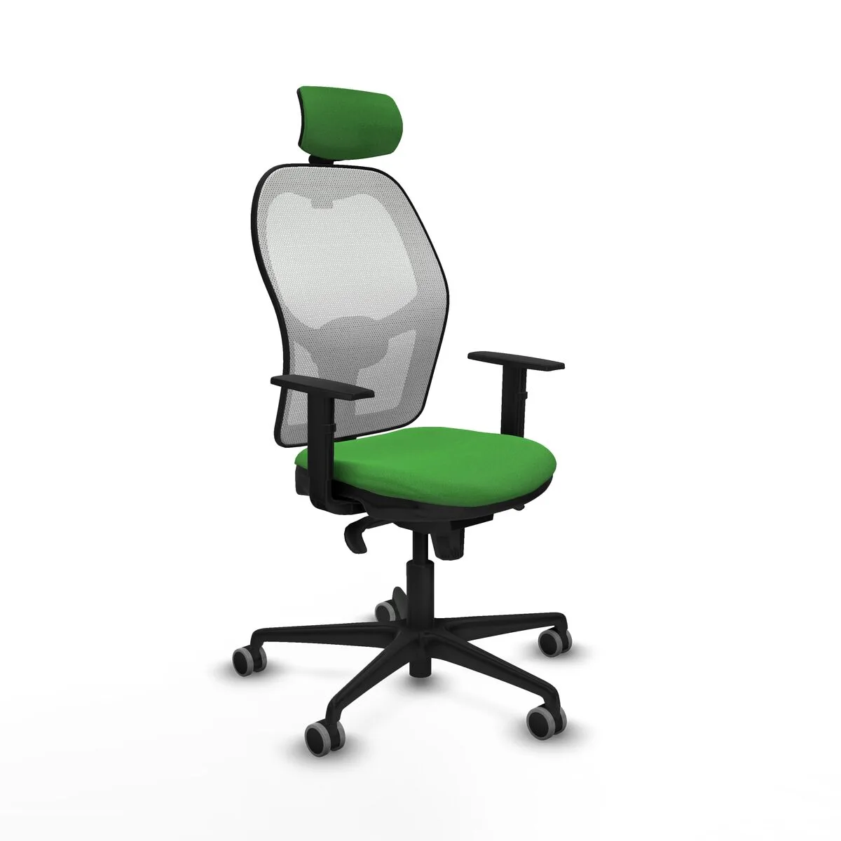 SILLA DE OFICINA CON CABECERO PIQUERAS Y CRESPO 1D036G2 VERDE