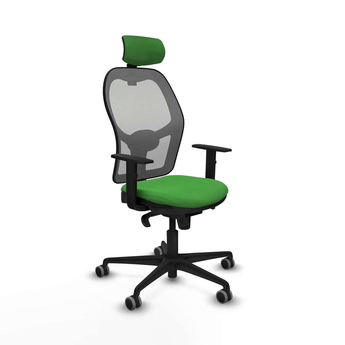SILLA DE OFICINA CON CABECERO PIQUERAS Y CRESPO 1D036G2 VERDE