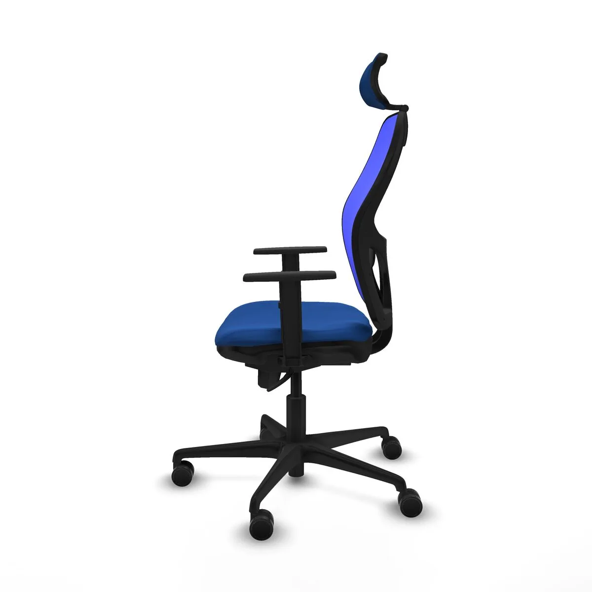 SILLA DE OFICINA CON CABECERO PIQUERAS Y CRESPO 1D036N2 AZUL